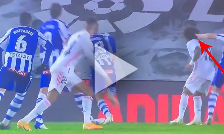 Tak piłkarz Alaves zatrzymał Marcelo... [VIDEO]